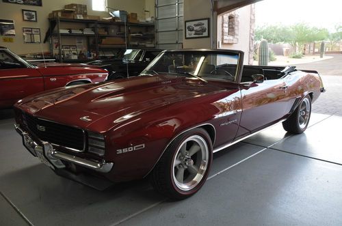 1969 camaro rs convertible, loaded power windows, p/top