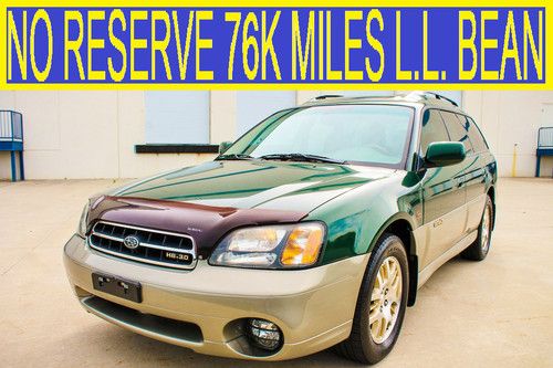 No reserve 76k miles 1 owner l.l. bean awd legacy forester impreza 02 03 04 05