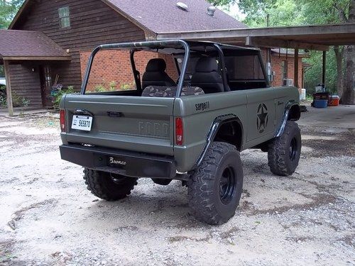 1977 Ford Bronco military tribute sarge 77 5.0 roller motor, image 4
