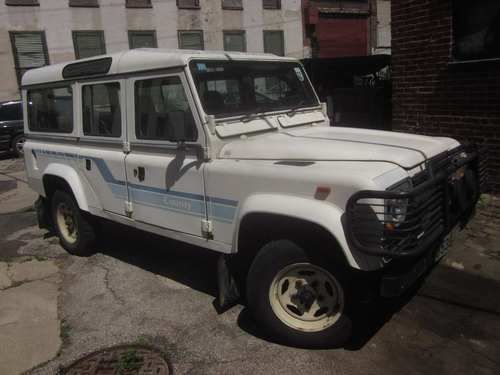 1985 land rover defender 110 county station wagon, diesel