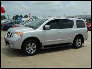 2010 nissan armada  se all power silver 3rd row