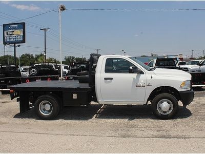 Cab &amp; chassis flat bed dually vinyl storage box hitch tow mp3 sirius xm cruise