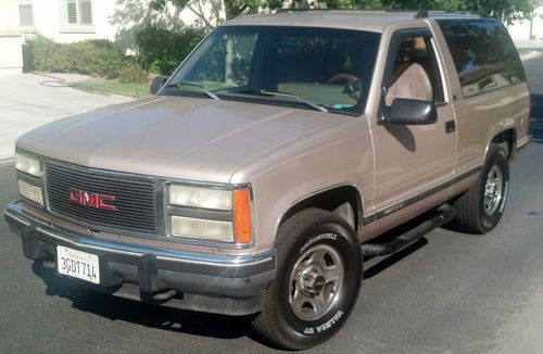 1993 gmc yukon sle sport utility 2-door 5.7l