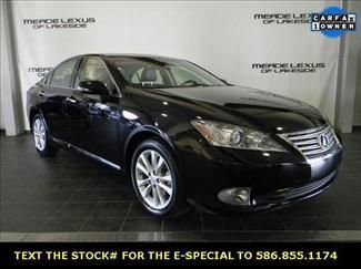 2012 lexus es350 certified leather nav backup cam xm moon park assist sunshade