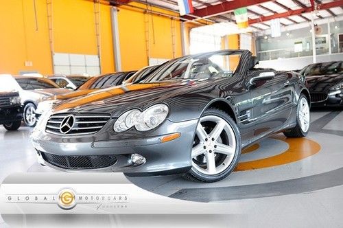 05 mercedes-benz sl500 roadster 44k convertible pdc nav bose heat-seats