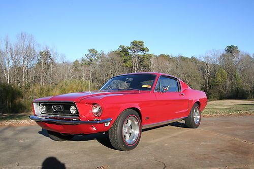 1968 ford mustang fastback gt j code all matching numbers &amp; low mileage