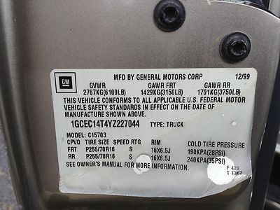 LS 5.3L CD Bed Mat Power Seat Dual Air Bags ABS Anti-Lock Brakes Keyless Entry, image 36