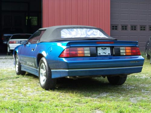 rare mint iroc convt. rust free 64,000 mi. auto , excellent condition, image 4