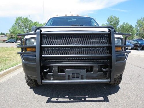 2006 Ford F550 Crew Cab Flatbed 4x4 Diesel 6.0 1 Owner Fleet Needs Mechanical, US $5,995.00, image 2