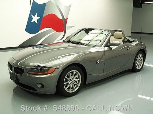 2004 bmw z4 2.5i roadster auto leather pwr soft top 36k texas direct auto