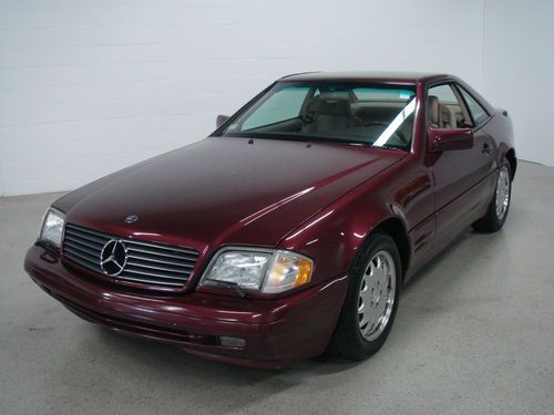 1996 mercedes-benz sl500 one owner!! 92k original sticker!! rare color combo!!