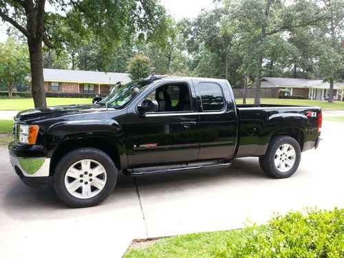 2007 gmc sierra slt 1500 4x4, z71 pickup truck (black)