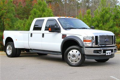 2009 f-450 super-duty drw goose neck bed liner 36k low miles xl clean crcars
