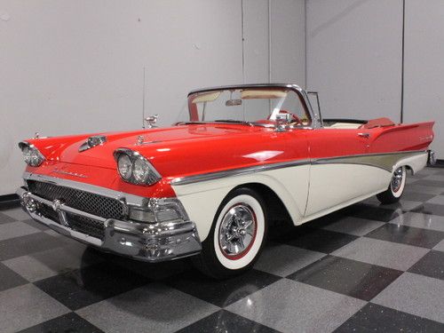 352 ci special, restored in original code re2 torch red &amp; colonial, power top!