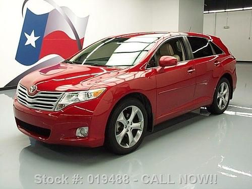 2009 toyota venza v6 htd leather nav rear cam 20's 43k texas direct auto