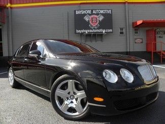 Flying spur*chromes*rear exec seats*black/red*carfax cert*we finance*fla