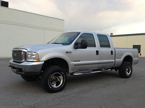 Clean 2000 ford f350 crew cab xlt 4x4 - 182k - 7.3 powerstroke turbo diesel