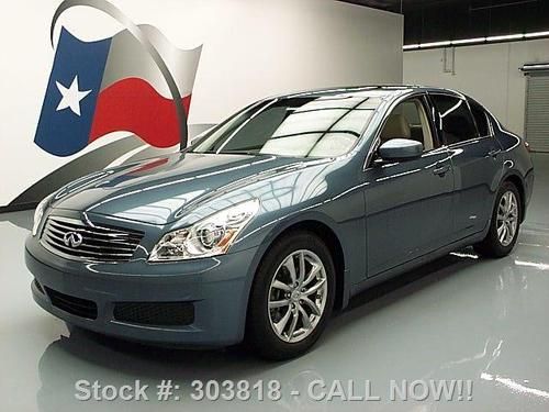 2009 infiniti g37 journey sedan sunroof htd leather 71k texas direct auto