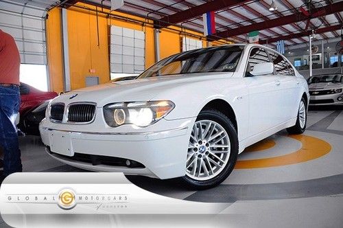 05 bmw 745li auto navigation heated-seats moonroof pdc keyless-go