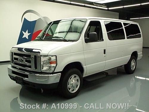 2013 ford e-350 12-passenger van v8 park assist 30k mi texas direct auto