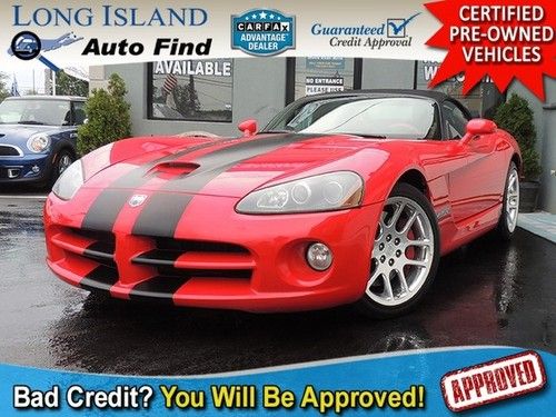 03 srt10 convertible alpine manual leather v10 hid projectors clean carfax