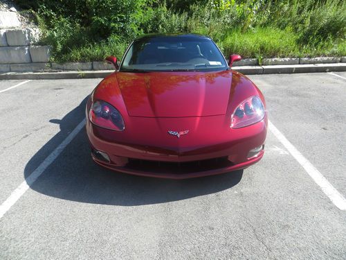 2007 chevrolet corvette coupe 3lt z51 with gm bumper-to-bumper extended warranty