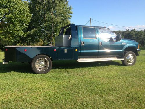 Clean 1999 f550 7.3 diesel crew cab powerstroke gooseneck hot shot