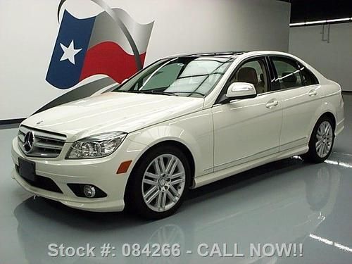 2009 mercedes-benz c300 4matic sport awd pano roof nav! texas direct auto