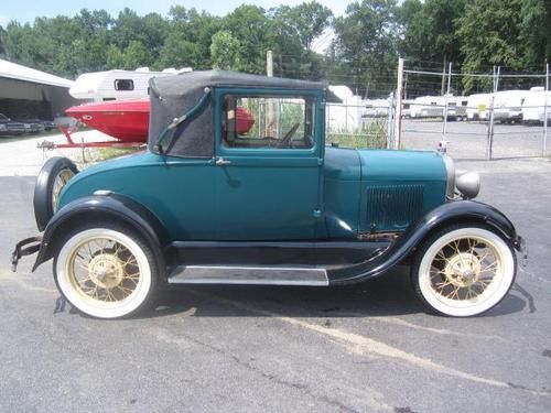 1928 model a older restored sport coupe(50-a)
