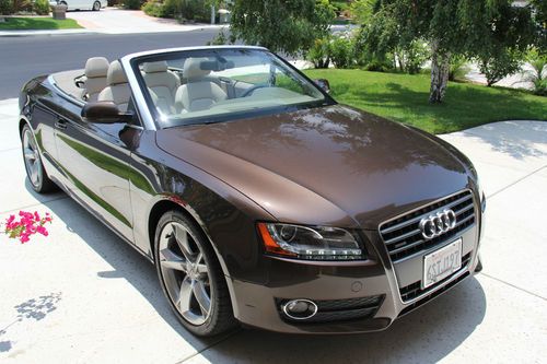 2011 audi a5 quattro premium plus+sport pack convertible 2.0l