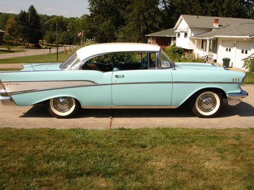 1957 chevy bel air 2 door hard top