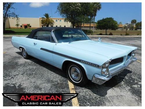 1963 pontiac bonneville convertible 389 mint original car 1 repaint florida