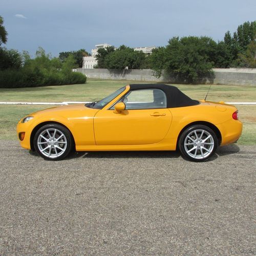 09 miata grand trng orange/black leather 6-speed bose 43k immaculate