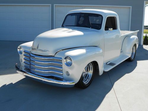1951 CHEVROLET PICK UP STREET ROD  FULL CUSTOM  RESTORED GORGEOUS, image 3