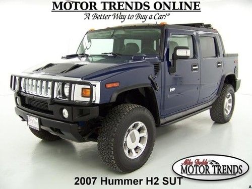 2007 4x4 sut navigation sunroof leather htd seats brushguard hummer h2 only 26k