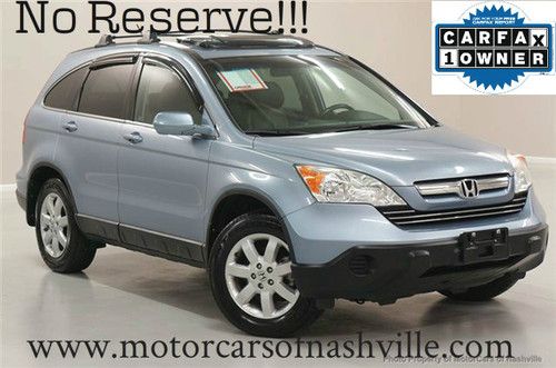 7-days *no reserve* '08 cr-v ex-l 4wd navigation leather roof new tires carfax