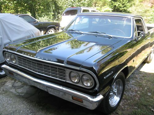 1964 chevrolet el camino, black on black