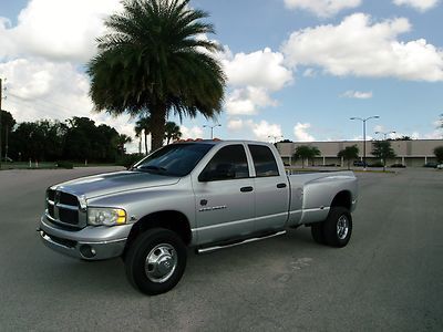 Heavy duty 1 ton dually crew cab 4dr 4wd 4x4 5.9 cummins diesel *6 speed manual*