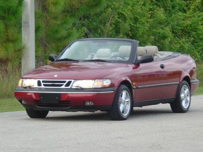 No reserve 100 pics! '97 saab 900 convertible power top works looks &amp; runs great