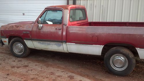 1991 dodge d250 pickup 5.9 cummins 12 valve