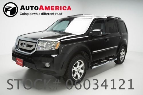 30k low miles 2011 honda pilot 4x4 touring black leather nav entertainment