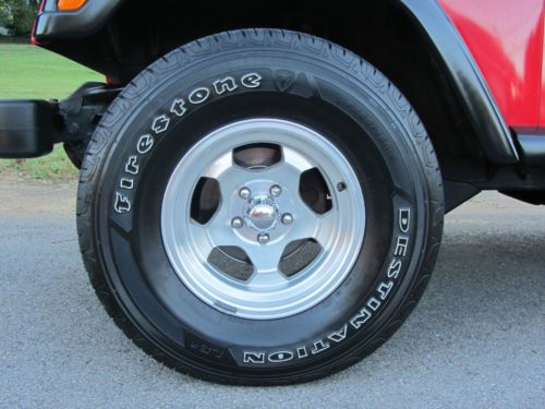 2000 Red Jeep Wrangler Sport Hard Top Automatic Low Miles, image 13