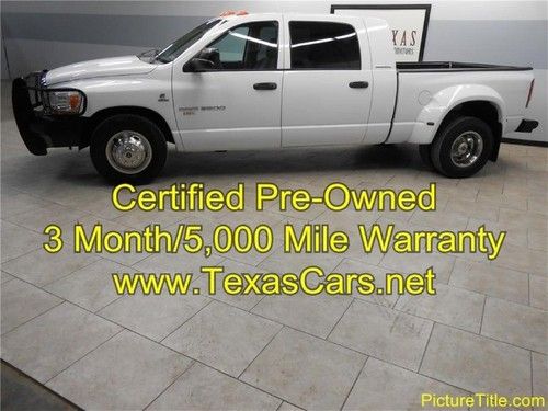 06 ram 3500 slt dually mega 5.9 diesel certified warranty we finance!!!