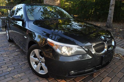 2007 bmw 530xi.no reserve.4x4/awd.leather/navi/moon/sensors/heated/private owner
