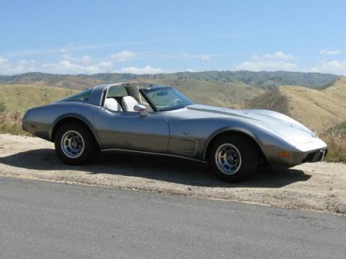 California 1978 chevrolet silver anniversary corvette