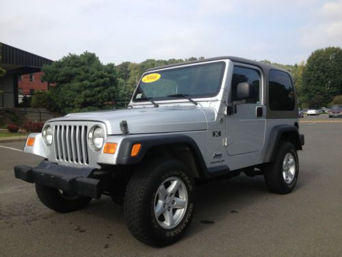 2006 jeep wrangler x * 2 tops * 5-speed * extra clean * no reserve
