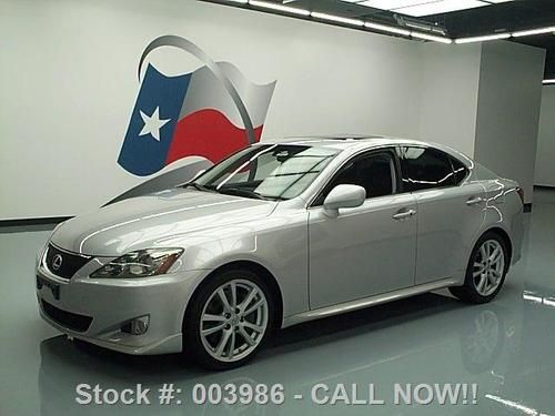 2006 lexus is 350 sunroof nav rear cam ground effects!! texas direct auto