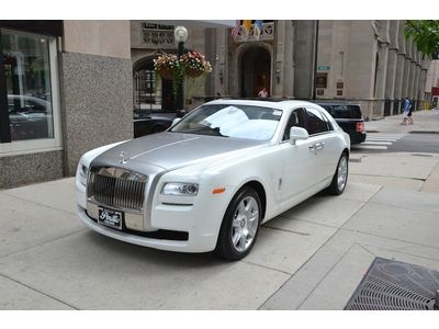 2013 rolls royce ghost.  english white with seashell.