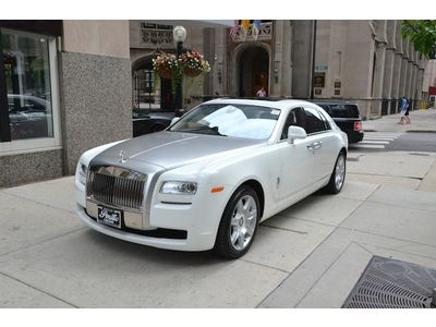 2013 rolls royce ghost.  english white with seashell.