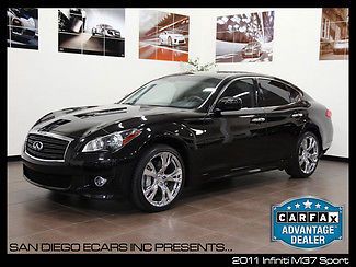 2011 infiniti m37s sport heat/cold seats navigation factory warranty 1owner